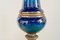 Vintage Lampen aus Galmei & blauem Porzellan, 2er Set 6