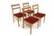 Scandinavian Oak Chairs, Sweden, 1960s, Set of 4, Image 1