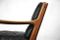 Danish Leather Senator Chair by Ole Wanscher for Cado, 1950s 4