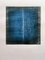 Aguafuerte, Arthur-Luiz Piza, composición abstracta en azul, años 80, Imagen 2