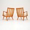 Cherrywood Armchairs by Wilhelm Knoll, 1960s, Set of 2 5