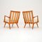Cherrywood Armchairs by Wilhelm Knoll, 1960s, Set of 2, Image 5