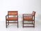 Small Leather Dining Chairs by Edward Wormley, Set of 2 10