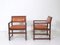 Small Leather Dining Chairs by Edward Wormley, Set of 2, Image 10