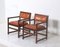 Small Leather Dining Chairs by Edward Wormley, Set of 2 2