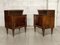 Tables de Chevet en Acajou, 1950s, Set de 2 1