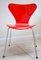 Stapelbare Serie 7 Stühle Modell 3107 von Arne Jacobsen für Fritz Hansen, 1990er, 8 . Set 4