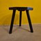 Painted Wooden Tripod Stool, 1950s 4
