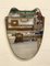 Espejo de latón al estilo de Gio Ponti, años 50, Imagen 2
