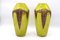 Ovoid Art Deco Vasen von FT Legras, 1920er, 2er Set 1