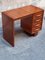 Desk in Fir & Walnut, 1950s, Image 3