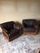 Living Room Set in Leather, 1970s, Set of 4 5