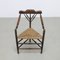 Chaise d'Angle Tripode Antique en Chêne et Jonc, Pays-Bas, 1890s 6