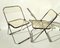 Plia Chairs by Piretti for Anonima Castelli, 1967, Set of 4 3