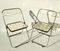 Plia Chairs by Piretti for Anonima Castelli, 1967, Set of 4 1