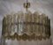 Mid-Century Chandelier in Murano Art Glass and Brass, 2000 6