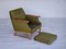 Vintage Danish Lounge Chair in Wool and Oak, 1970s 20