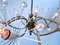 Lámpara de araña de latón y cristal acrílico con 12 luces de Emil Stejnar para Rupert Nikoll, Viena, Austria, años 50, Imagen 2