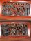 Antique Handmade Handcarved Sliding Door Panels, Japan, 1920s, Set of 2 26