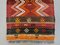 Petit Tapis Kilim Vintage en Laine, Turquie 2