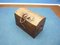Vintage Art Deco Leather and Wood Chest 3