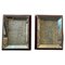 Italian Art Deco Brass and Mirrored Glass Picture Frames, 1930s, Set of 2 2
