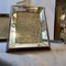 Italian Art Deco Brass and Mirrored Glass Picture Frames, 1930s, Set of 2 7