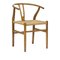 Danish Dining Chair in the style of Hans J. Wegner, Set of 2 6