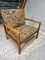 French Armchair with Floral Pattern, 1930s 1