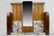 Vintage Art Deco Hall Cabinet in Marble and Mahogany, 1920s 1