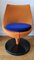 Polaris Armlehnstuhl aus Orangefarbenem Stoff von Pierre Guariche für Meurop, 1967 1