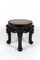 Asian Side Table in Wood Carved and Marble Top, 1880s 2