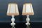 Italian Neo-Classical Alabaster Lamps, 1940, Set of 2 3