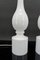 Lampes Blanches par Philippe Capelle, France, 1970, Set de 2 6