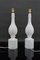 French White Lamps by Philippe Capelle, 1970, Set of 2 3