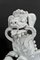 Chinese Guardian Lions in White Ceramic, Set of 2 12