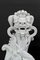 Chinese Guardian Lions in White Ceramic, Set of 2 7