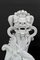 Chinese Guardian Lions in White Ceramic, Set of 2, Image 7