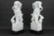 Chinese Guardian Lions in White Ceramic, Set of 2, Image 4