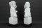 Chinese Guardian Lions in White Ceramic, Set of 2 5