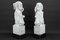 Chinese Guardian Lions in White Ceramic, Set of 2, Image 5