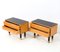 Mid-Century Modern Ash Nightstands or Bedside Tables, 1950s, Set of 2 3