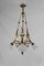 Louis XVI Neoclassical Style Hanging Light in Gilded Bronze, 1890s 1