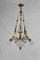 Louis XVI Neoclassical Style Hanging Light in Gilded Bronze, 1890s, Image 1