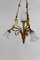 Louis XVI Neoclassical Style Hanging Light in Gilded Bronze, 1890s 4