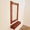 Mid-Century Teak and Copper Hallway Set with Mirror and Shelve, 1960s, Set of 2 4