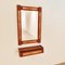Mid-Century Teak and Copper Hallway Set with Mirror and Shelve, 1960s, Set of 2 5