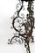 Wrought Iron Pedestal Table with Marble Top, Image 10