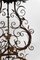 Wrought Iron Pedestal Table with Marble Top, Image 17