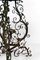 Wrought Iron Pedestal Table with Marble Top, Image 9